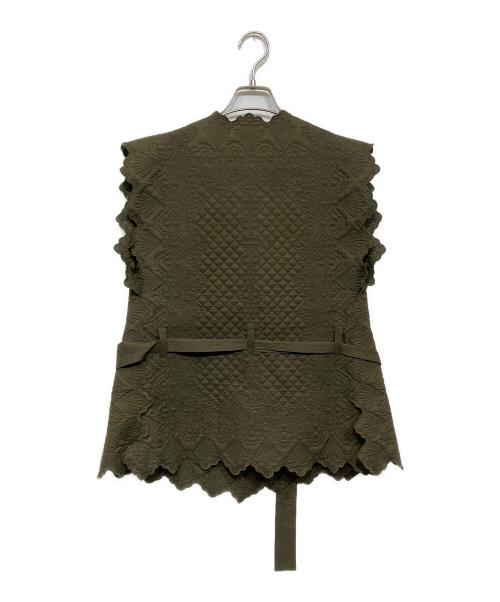ULLA JOHNSON（ウラ ジョンソン）ULLA JOHNSON (ウラ ジョンソン) Leiro ベスト オリーブ サイズ:記載なしの古着・服飾アイテム