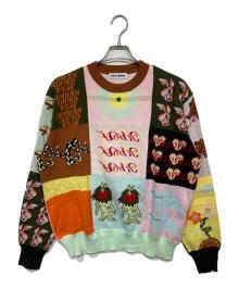 TTT MSW（ティー）の古着「Patchwork Pullover Cotton Knit」｜マルチカラー