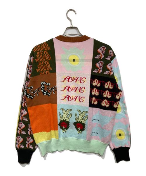 TTT MSW（ティー）TTT MSW (ティー) Patchwork Pullover Cotton Knit マルチカラー サイズ:Mの古着・服飾アイテム