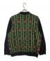 TTT MSW (ティー) Flower Jacquard Knit Cardigan ブラック×グリーン サイズ:L：12000円