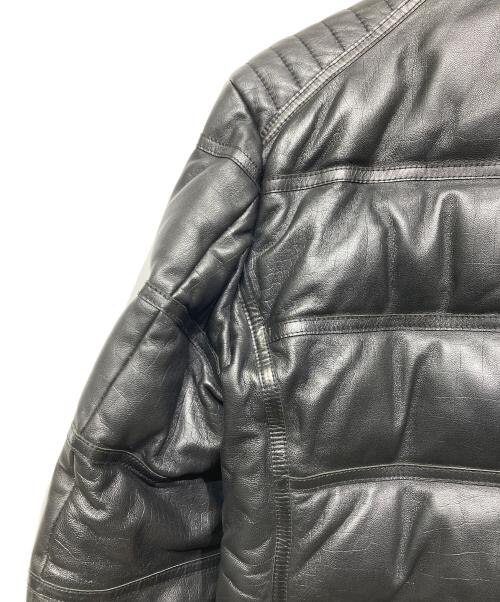 TORNADO MART（トルネードマート）TORNADO MART (トルネードマート) レザーダウンジャケット ブラック サイズ:Lの古着・服飾アイテム