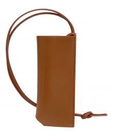 AURALEE（オーラリー）の古着「LEATHER SUNGLASSES CASE」｜ブラウン