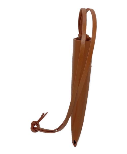 AURALEE（オーラリー）AURALEE (オーラリー) LEATHER SUNGLASSES CASE ブラウンの古着・服飾アイテム