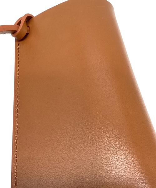 AURALEE（オーラリー）AURALEE (オーラリー) LEATHER SUNGLASSES CASE ブラウンの古着・服飾アイテム