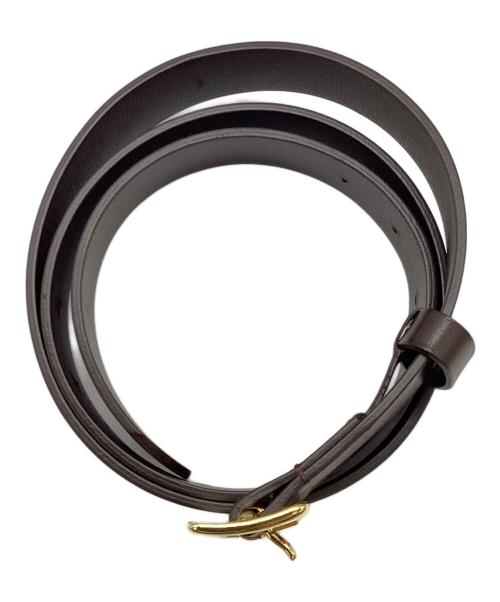 AURALEE（オーラリー）AURALEE (オーラリー) SQUARE BUCKLE BELT ブラウン サイズ:Mの古着・服飾アイテム