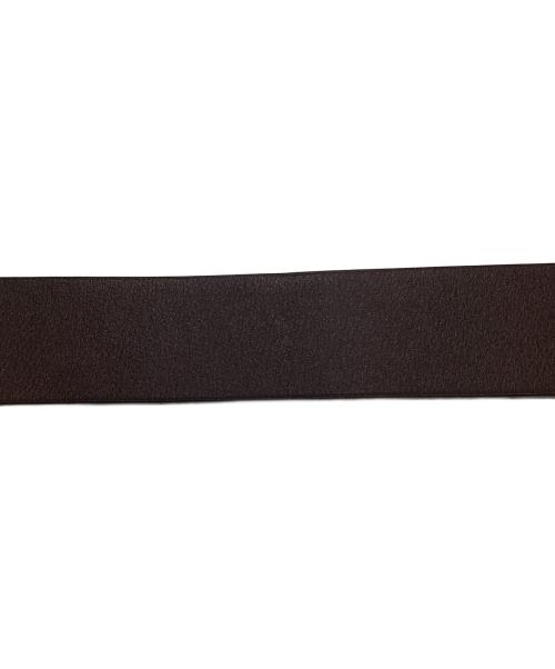 AURALEE（オーラリー）AURALEE (オーラリー) SQUARE BUCKLE BELT ブラウン サイズ:Mの古着・服飾アイテム
