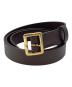 AURALEE（オーラリー）の古着「SQUARE BUCKLE BELT」｜ブラウン