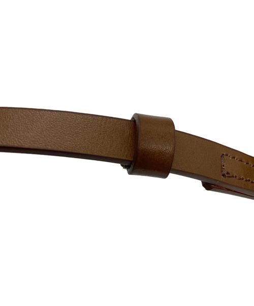 AURALEE（オーラリー）AURALEE (オーラリー) LEATHER NARROW BELT ブラウン サイズ:Sの古着・服飾アイテム