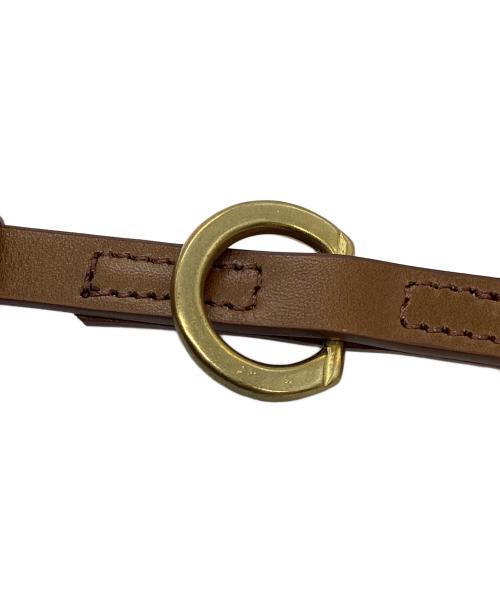 AURALEE（オーラリー）AURALEE (オーラリー) LEATHER NARROW BELT ブラウン サイズ:Sの古着・服飾アイテム