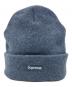 SUPREME (シュプリーム) ニット帽 ブルー：8000円