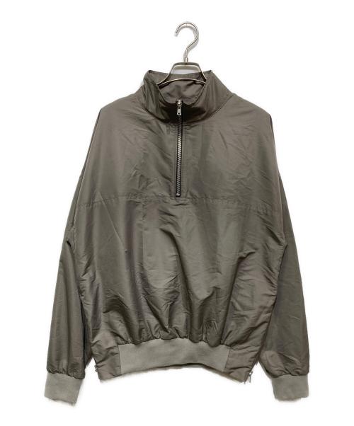 Fear Of God（フィア・オブ・ゴッド）Fear Of God (フィア・オブ・ゴッド) ハーフジップナイロンジャケット グレー サイズ: Sの古着・服飾アイテム