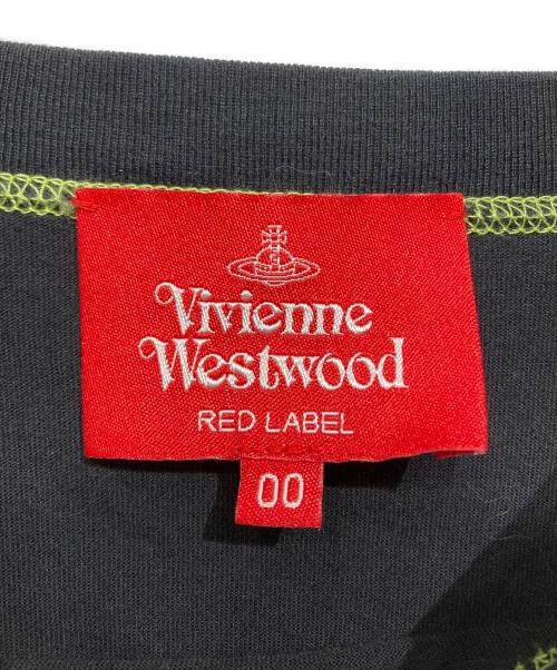 Vivienne Westwood RED LABEL（ヴィヴィアンウエストウッドレッドレーベル）Vivienne Westwood RED LABEL (ヴィヴィアンウエストウッドレッドレーベル) オーブ刺繍Tシャツ ブラック サイズ:00の古着・服飾アイテム