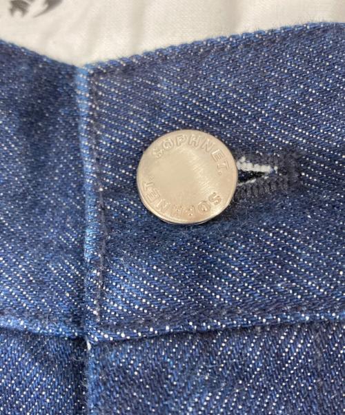 SOPHNET.（ソフネット）SOPHNET. (ソフネット) Dickies (ディッキーズ) DICKIES BOLD-FIT TUCK JEANS（ディッキーズ ボールドフィット トラック ジャケット） インディゴ サイズ:1の古着・服飾アイテム