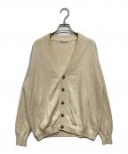 uniform experimentユニフォームエクスペリメント）の古着「MIDDLE GAUGE KNIT CARDIGAN(ミドル ゲージ ニット カーディガン)」｜ベージュ
