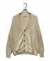 uniform experiment（ユニフォームエクスペリメント）の古着「MIDDLE GAUGE KNIT CARDIGAN(ミドル ゲージ ニット カーディガン)」｜ベージュ
