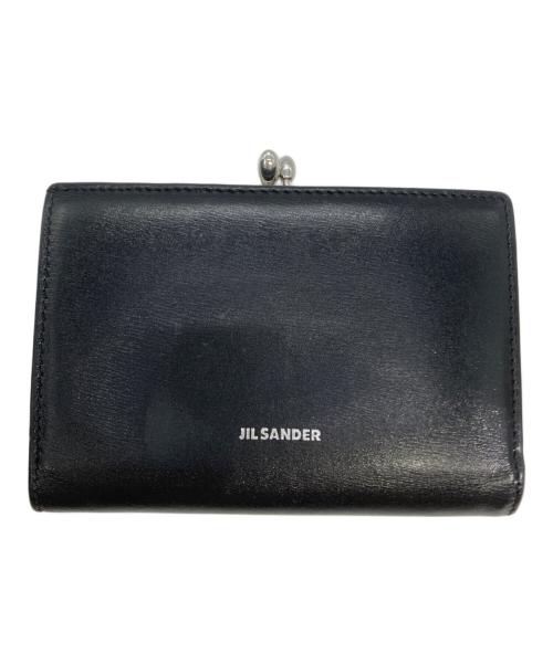 JIL SANDER（ジルサンダー）JIL SANDER (ジルサンダー) ゴジパース 二つ折り財布 ブラックの古着・服飾アイテム