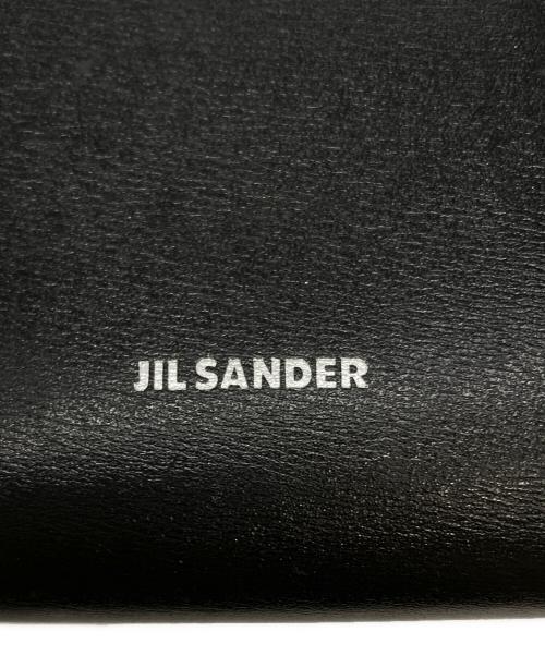 JIL SANDER（ジルサンダー）JIL SANDER (ジルサンダー) ゴジパース 二つ折り財布 ブラックの古着・服飾アイテム