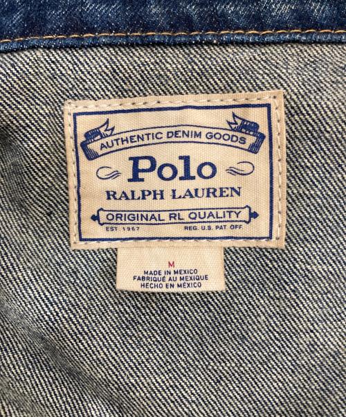POLO RALPH LAUREN（ポロ・ラルフローレン）POLO RALPH LAUREN (ポロ・ラルフローレン) デニムジャケット インディゴ サイズ:Mの古着・服飾アイテム