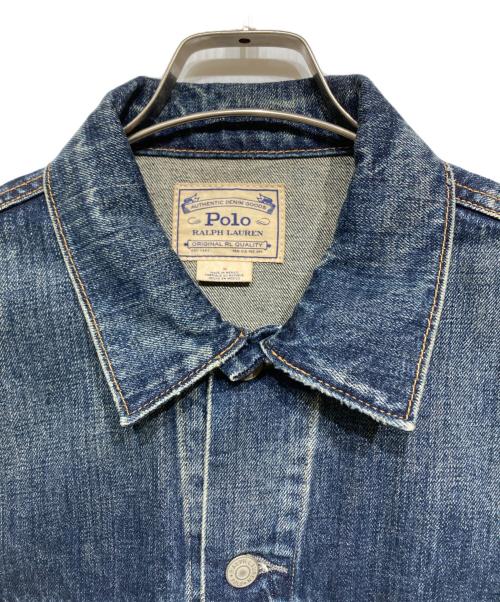 POLO RALPH LAUREN（ポロ・ラルフローレン）POLO RALPH LAUREN (ポロ・ラルフローレン) デニムジャケット インディゴ サイズ:Mの古着・服飾アイテム