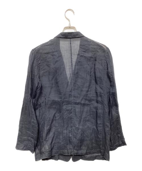 Whim Gazette（ウィムガゼット）Whim Gazette (ウィムガゼット) ラミージャケット ネイビー サイズ:38の古着・服飾アイテム