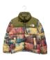 THE NORTH FACE（ザ ノース フェイス）の古着「NOVELTY SHORT NUPTSE JACKET」｜オリーブ×マルチ