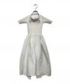 CFCLシーエフシーエル）の古着「POTTERY HS OFF SHOULDER SHORT SLEEVE DRESS」｜ホワイト