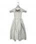 CFCL（シーエフシーエル）の古着「POTTERY HS OFF SHOULDER SHORT SLEEVE DRESS」｜ホワイト