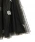 中古・古着 RED VALENTINO (レッドヴァレンティノ) 花柄チュールスカート ブラック サイズ:38：14000円