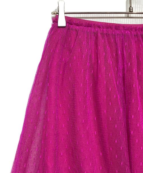 RED VALENTINO（レッドヴァレンティノ）RED VALENTINO (レッドヴァレンティノ) チュールスカート ピンク サイズ:38の古着・服飾アイテム