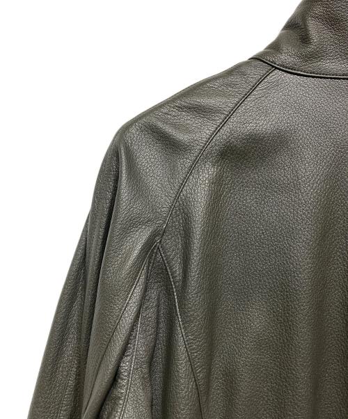 LIDnM（リドム）LIDnM (リドム) VINTAGE GOAT RIDING BLOUSON グレー サイズ:Mの古着・服飾アイテム
