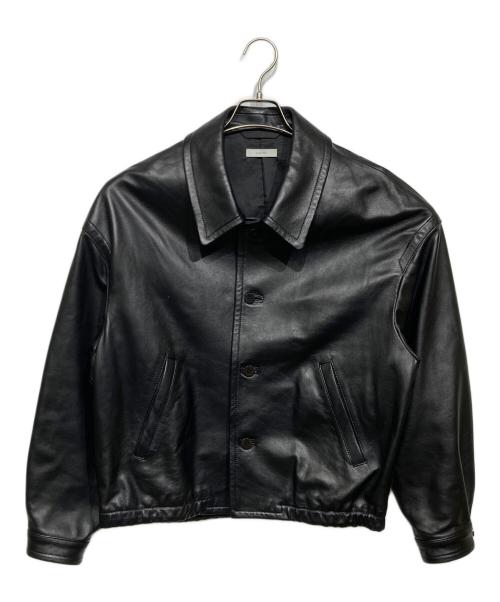 LIDnM（リドム）LIDnM (リドム) LEATHER SHORT BLOUSON ブラック サイズ:Mの古着・服飾アイテム