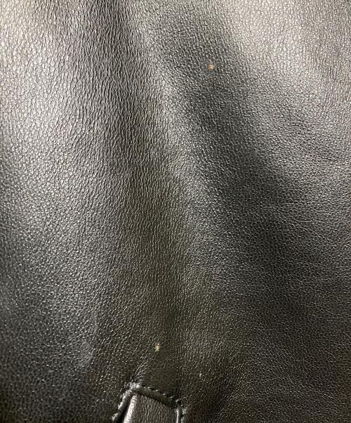LIDnM（リドム）LIDnM (リドム) LEATHER SHORT BLOUSON ブラック サイズ:Mの古着・服飾アイテム