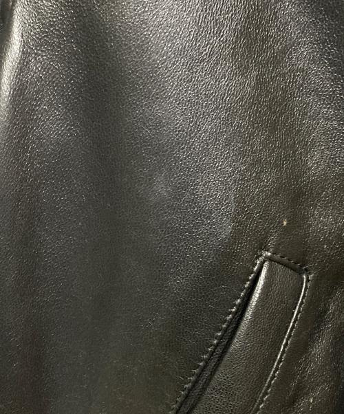 LIDnM（リドム）LIDnM (リドム) LEATHER SHORT BLOUSON ブラック サイズ:Mの古着・服飾アイテム