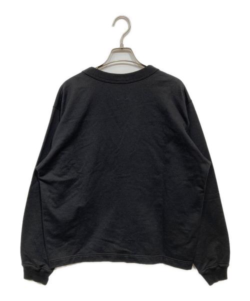 DANTON（ダントン）DANTON (ダントン) ドットボタンVネックカーディガン ブラック サイズ:38の古着・服飾アイテム