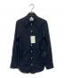 MADISON BLUE（マディソンブルー）の古着「HIGH COLLAR MADAME SHIRT」｜ネイビー