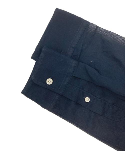 MADISON BLUE（マディソンブルー）MADISON BLUE (マディソンブルー) HIGH COLLAR MADAME SHIRT ネイビー サイズ:2の古着・服飾アイテム