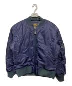 waiperワイパー）の古着「MA-1ジャケット」｜ネイビー