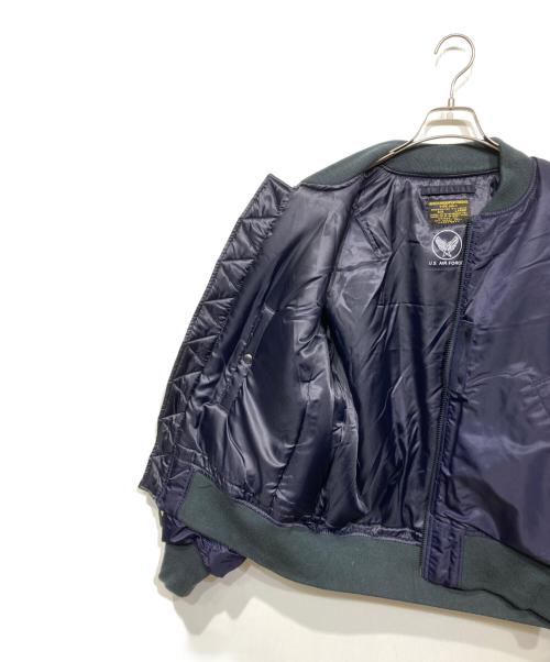 waiper（ワイパー）waiper (ワイパー) MA-1ジャケット ネイビー サイズ:Lの古着・服飾アイテム