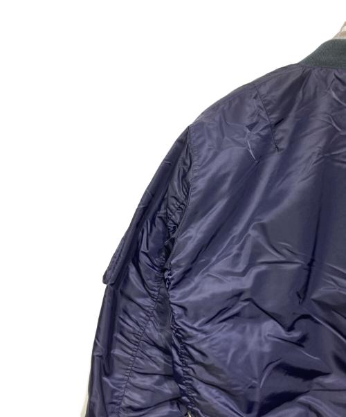 waiper（ワイパー）waiper (ワイパー) MA-1ジャケット ネイビー サイズ:Lの古着・服飾アイテム