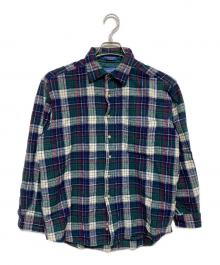 PENDLETON（ペンドルトン）の古着「フランネルシャツ」｜ネイビー×グリーン