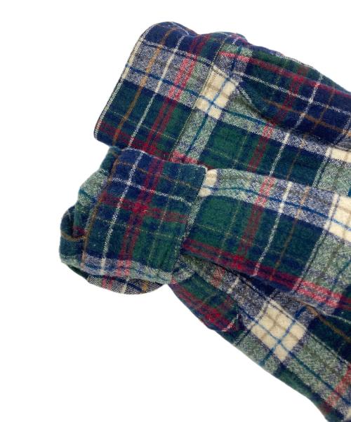 PENDLETON（ペンドルトン）PENDLETON (ペンドルトン) フランネルシャツ ネイビー×グリーン サイズ:Lの古着・服飾アイテム