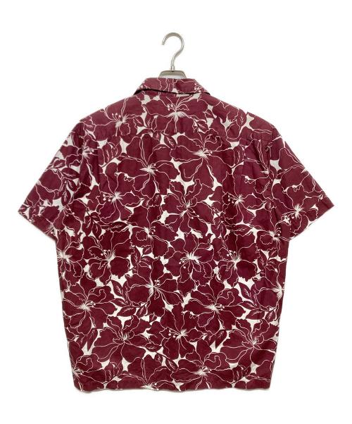 stussy（ステューシー）stussy (ステューシー) アロハシャツ エンジ サイズ:Lの古着・服飾アイテム
