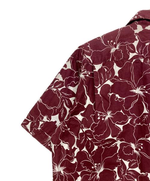 stussy（ステューシー）stussy (ステューシー) アロハシャツ エンジ サイズ:Lの古着・服飾アイテム