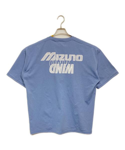 MIZUNO（ミズノ）MIZUNO (ミズノ) WIND AND SEA (ウィンダンシー) プリントTシャツ ブルー サイズ:XL 未使用品の古着・服飾アイテム