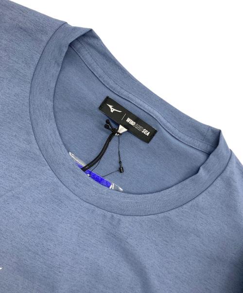 MIZUNO（ミズノ）MIZUNO (ミズノ) WIND AND SEA (ウィンダンシー) プリントTシャツ ブルー サイズ:XL 未使用品の古着・服飾アイテム