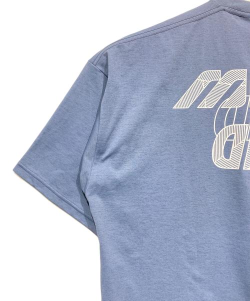 MIZUNO（ミズノ）MIZUNO (ミズノ) WIND AND SEA (ウィンダンシー) プリントTシャツ ブルー サイズ:XL 未使用品の古着・服飾アイテム