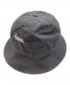 SUPREMEシュプリーム）の古着「Cordura Plaid Bell Hat」｜ブラック