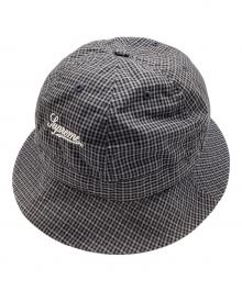SUPREME（シュプリーム）の古着「Cordura Plaid Bell Hat」｜ブラック