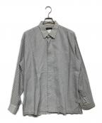 ISSEY MIYAKE MENイッセイミヤケメン）の古着「比翼シャツ　ME26-FJ131」｜グレー