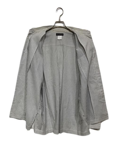 ISSEY MIYAKE MEN（イッセイミヤケメン）ISSEY MIYAKE MEN (イッセイミヤケメン) 比翼シャツ　ME26-FJ131 グレー サイズ:4の古着・服飾アイテム